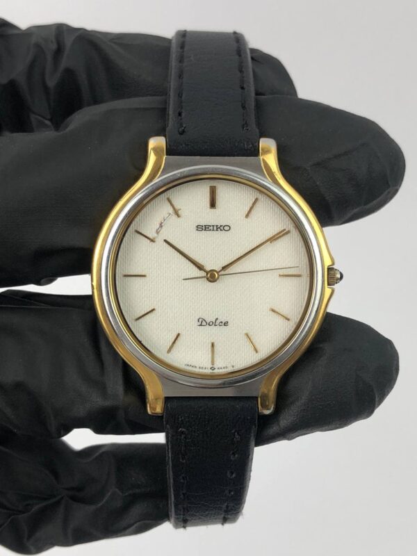 SEIKO DOLCE TWOTONE TEXTURED DIAL - Gambar 2