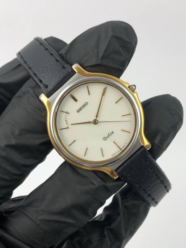 SEIKO DOLCE TWOTONE TEXTURED DIAL - Gambar 4