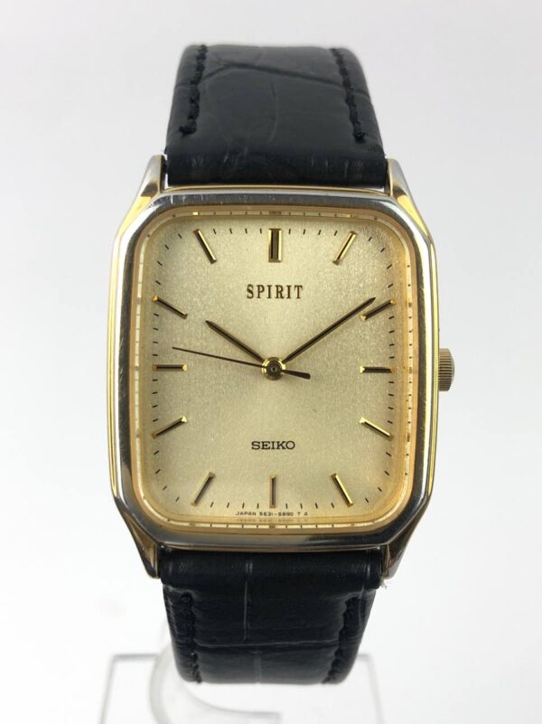 SEIKO SPIRIT TANK TEXTURE DIAL