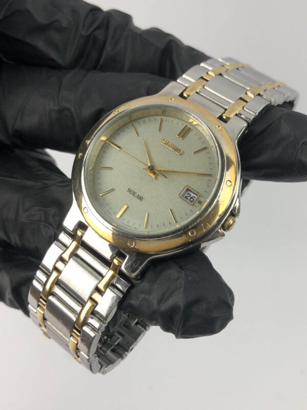 SEIKO SOLAR TWOTONE SANDS DIAL - Gambar 3