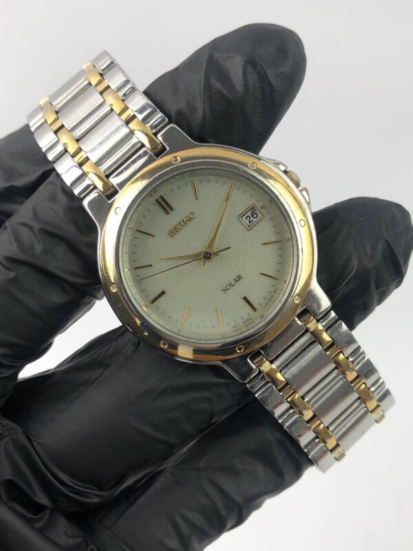 SEIKO SOLAR TWOTONE SANDS DIAL - Gambar 4