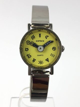JAPAN WATCH YELLOW DIAL SOFTECH