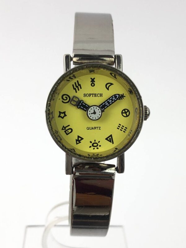 JAPAN WATCH YELLOW DIAL SOFTECH