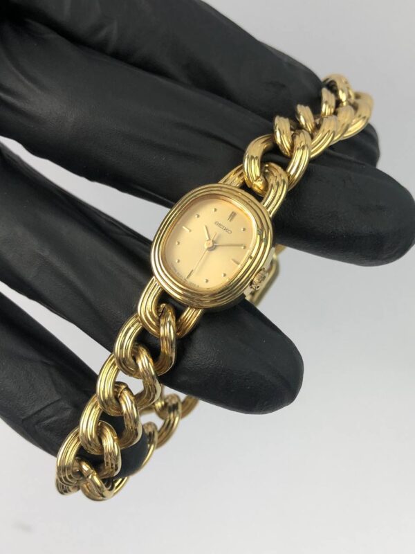 SEIKO BANGLE LADIES RANTAI ALL ORI - Gambar 3