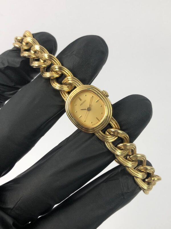 SEIKO BANGLE LADIES RANTAI ALL ORI - Gambar 5