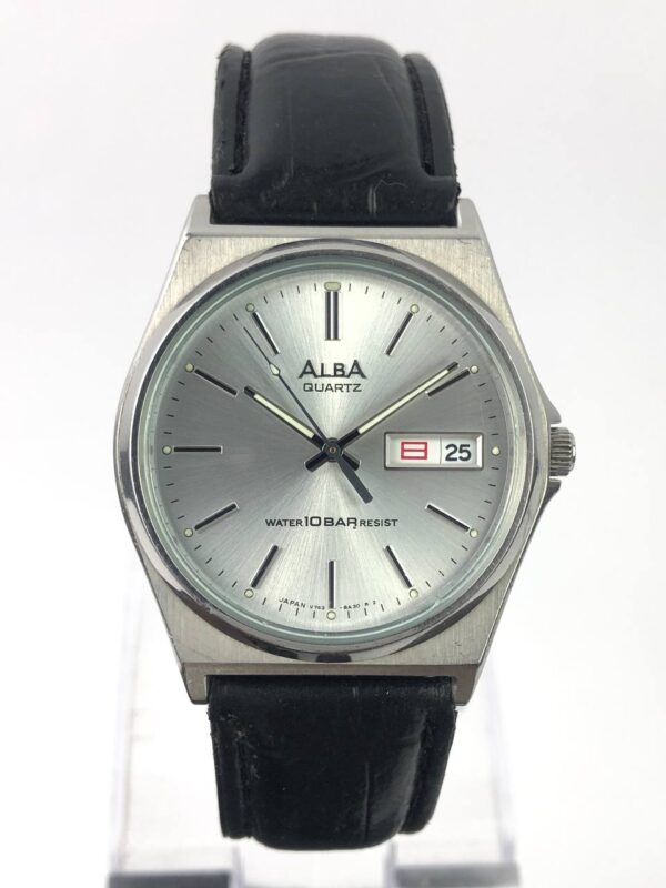 ALBA ANALOG DAYDATE GREY DIAL