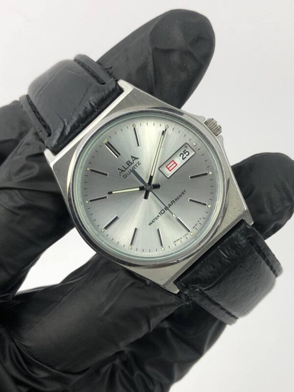 ALBA ANALOG DAYDATE GREY DIAL - Gambar 4
