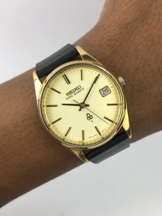 KING QUARTZ SEIKO TEXTURED DIAL