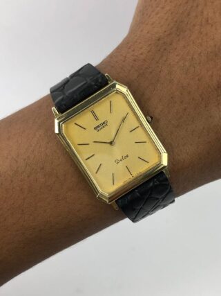 SEIKO DOLCE TANK TIPIS ORIGINAL