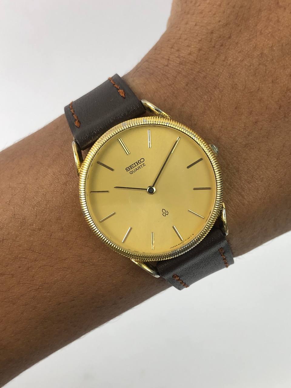 SEIKO QUARTZ PRIA FLUTED BEZEL