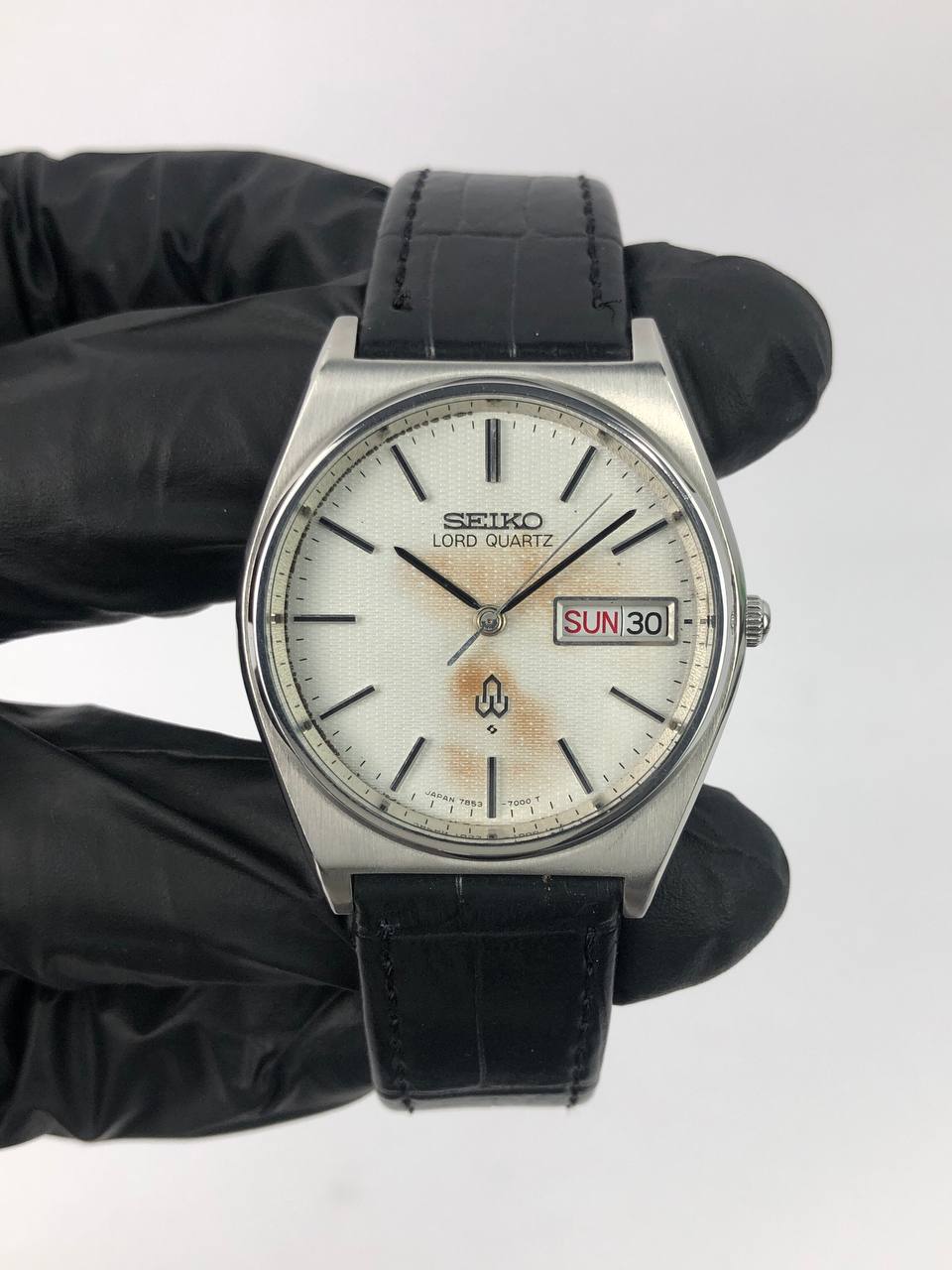 SEIKO LORDQUARTZ TEXTURE AGING DIAL - Gambar 2