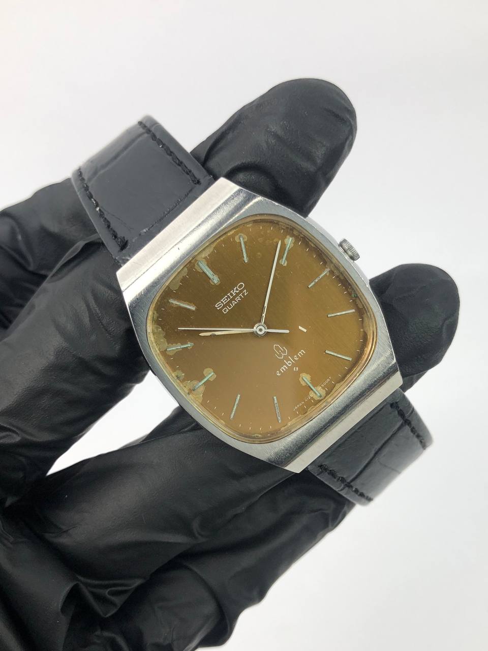 SEIKO QUARTZ EMBLEM BROWN DIAL - Gambar 4