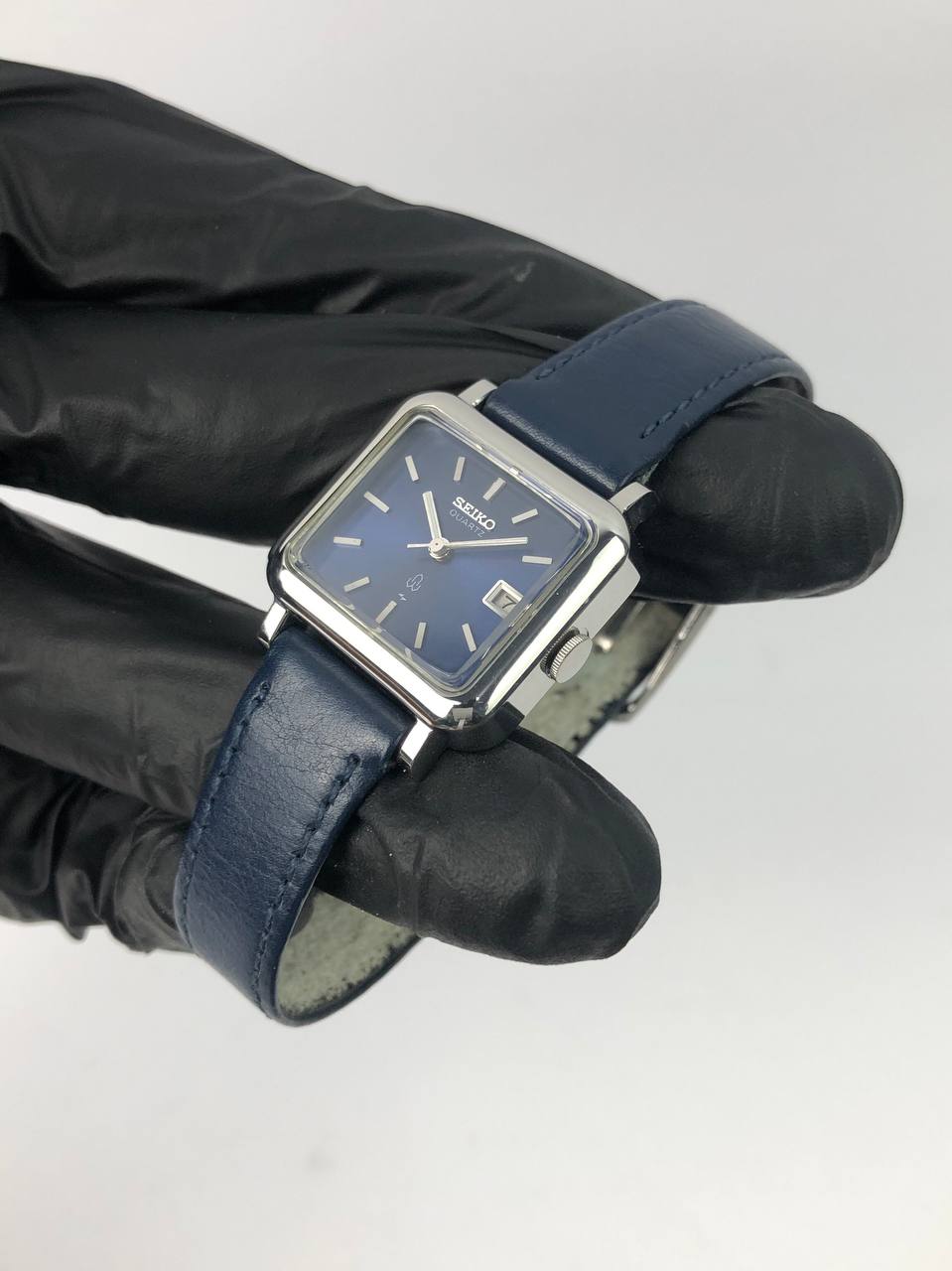 SEIKO QUARTZ BLUE DIAL TV CASE LADIES - Gambar 3