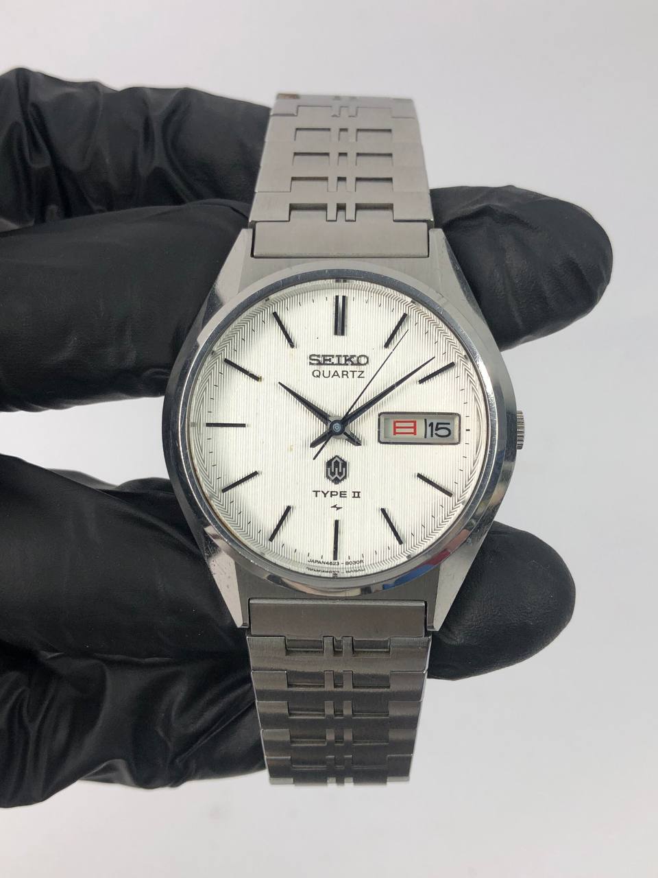 ALL ORIGINAL SEIKO TYPE II LINEN DIAL - Gambar 2