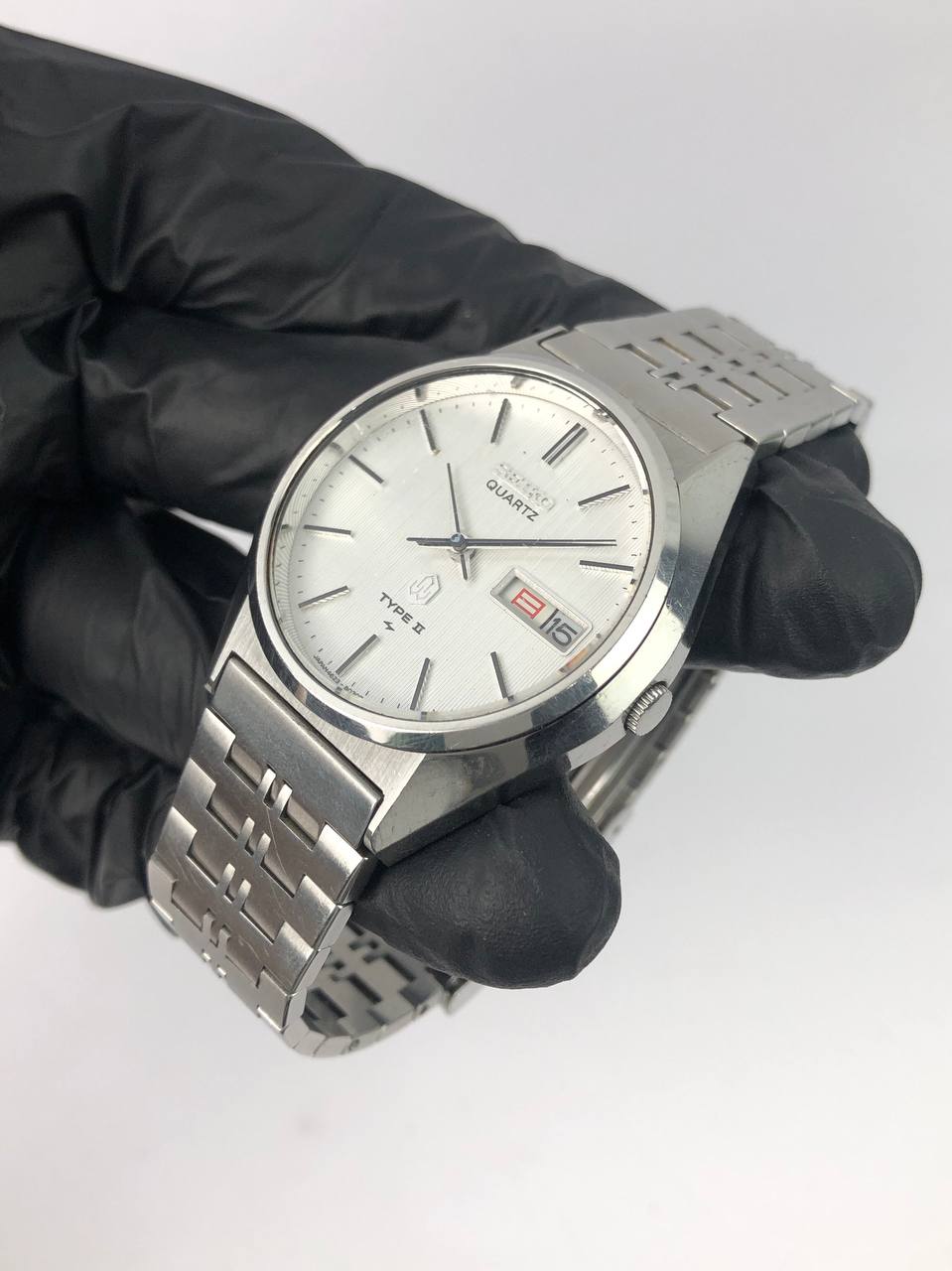 ALL ORIGINAL SEIKO TYPE II LINEN DIAL - Gambar 3