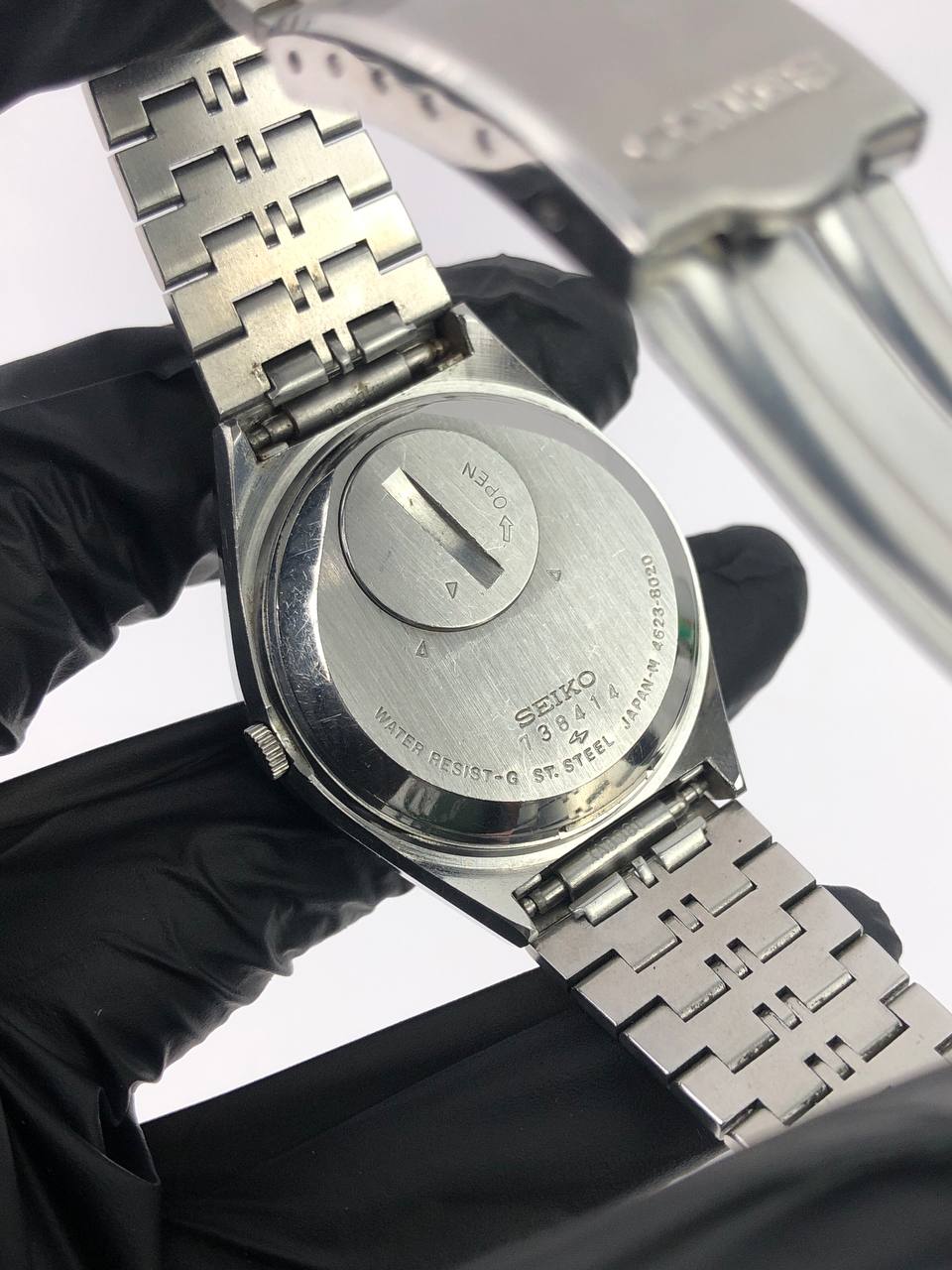 ALL ORIGINAL SEIKO TYPE II LINEN DIAL - Gambar 8