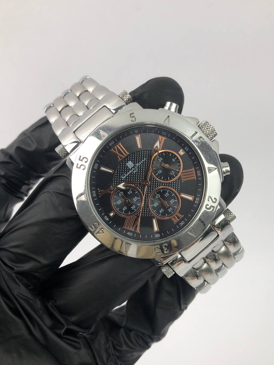 SALVATORE MARRA CHRONOGRAPH ALL ORIGINAL - Gambar 3