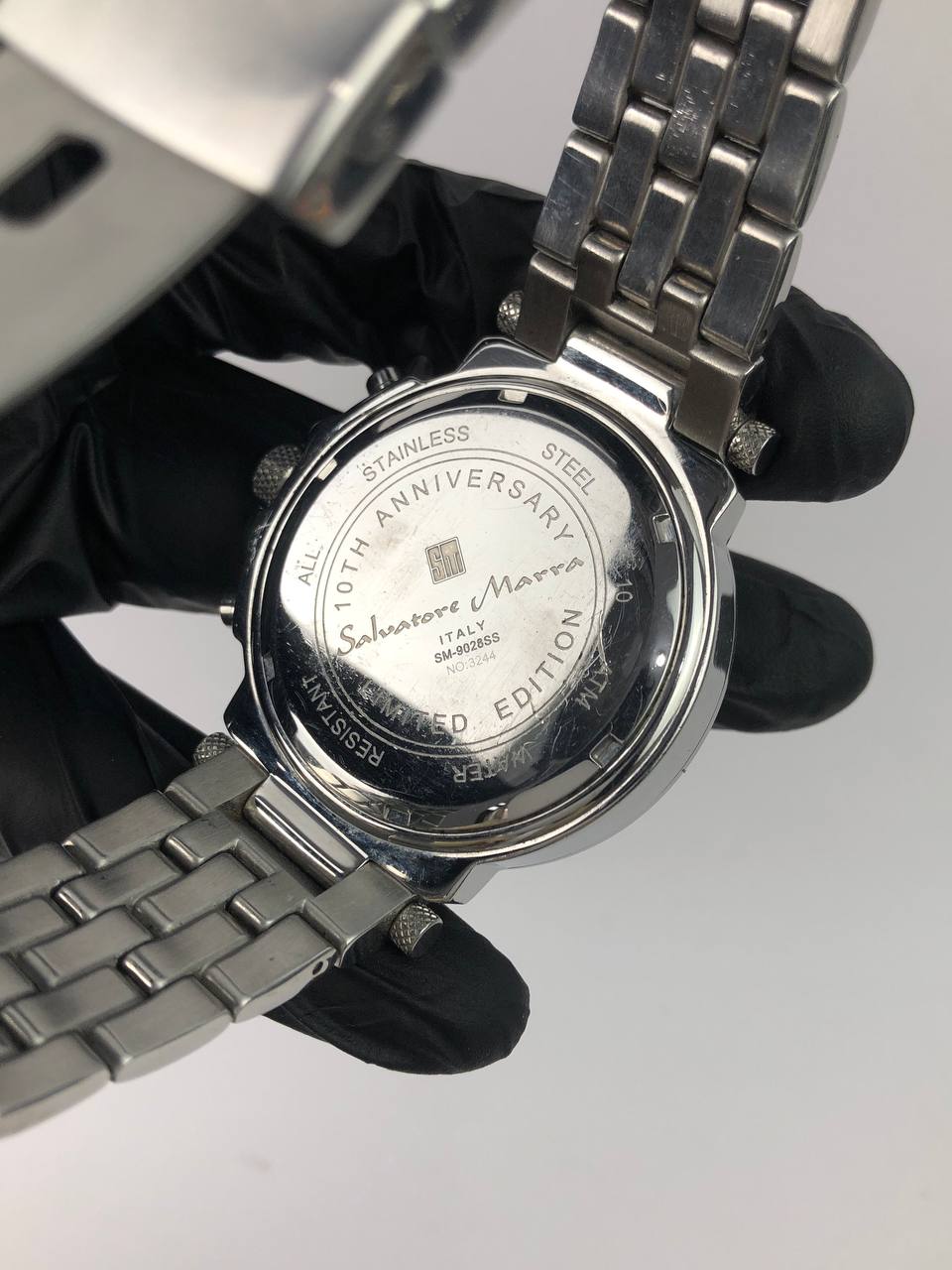 SALVATORE MARRA CHRONOGRAPH ALL ORIGINAL - Gambar 7