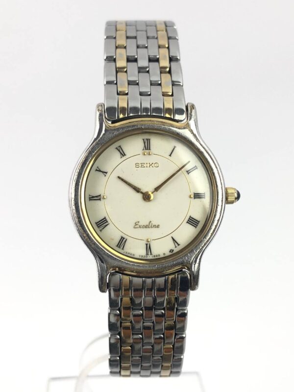 SEIKO EXCELINE ROMAN TWOTONE