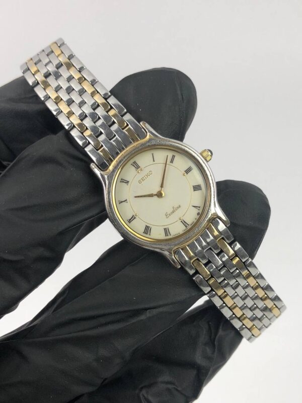 SEIKO EXCELINE ROMAN TWOTONE - Gambar 4