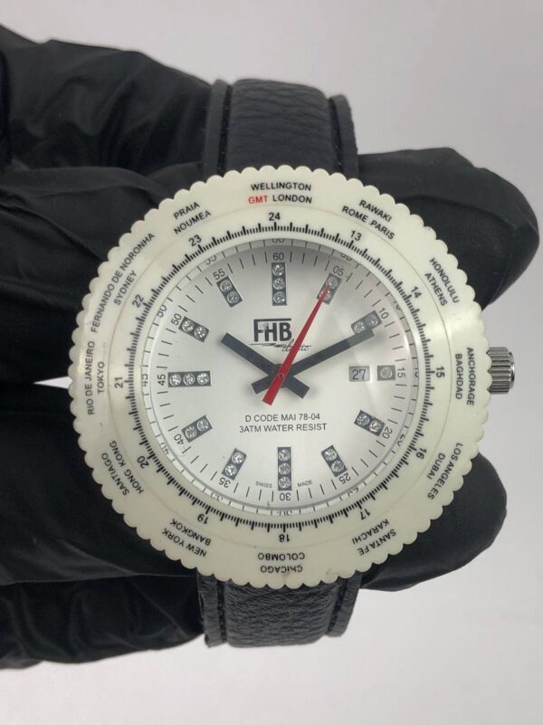 FHB WORLDTIME SWISSMADE QUARTZ - Gambar 2