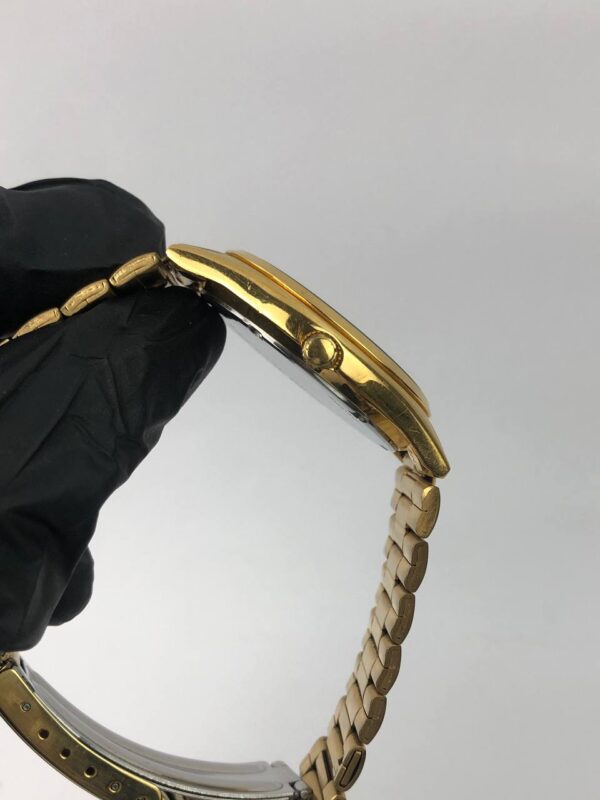 SEIKO QUARTZ ANALOG GOLD TONE CASE ALL ORI - Gambar 5