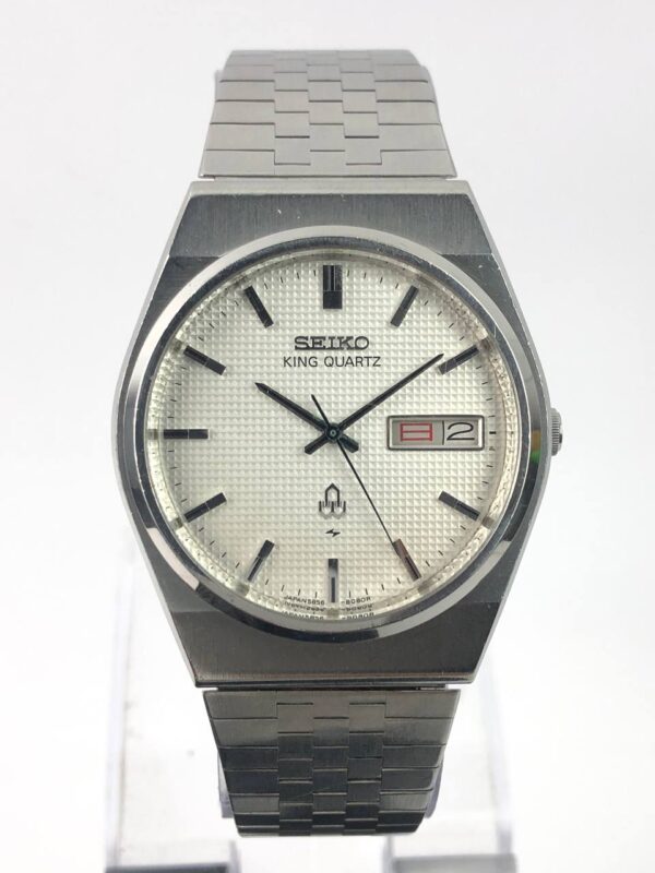 SEIKO KING QUARTZ FULL ORI WAFFLE DIAL
