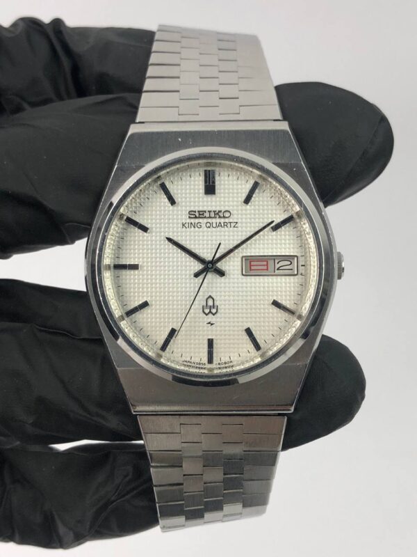 SEIKO KING QUARTZ FULL ORI WAFFLE DIAL - Gambar 2