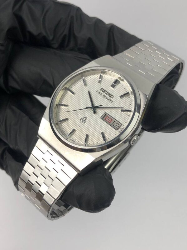 SEIKO KING QUARTZ FULL ORI WAFFLE DIAL - Gambar 3
