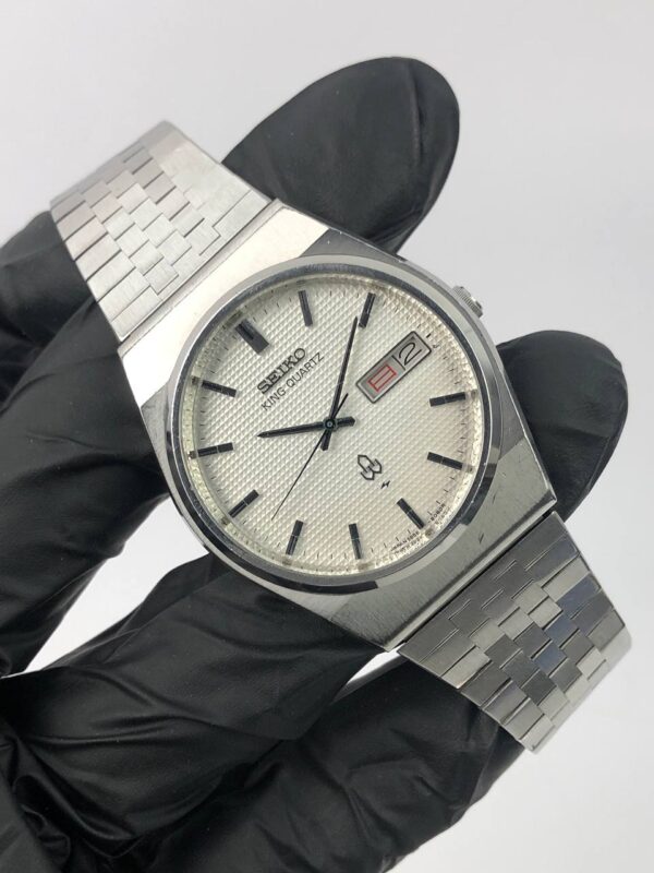SEIKO KING QUARTZ FULL ORI WAFFLE DIAL - Gambar 4