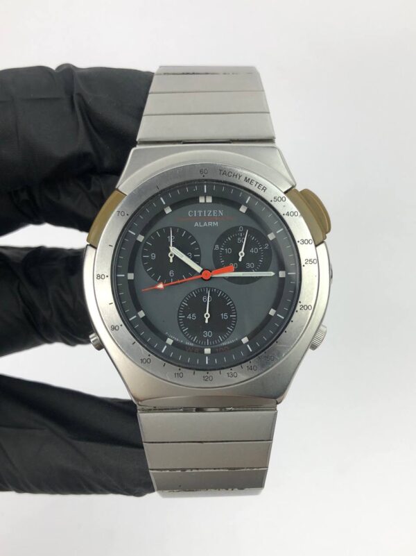 CITIZEN ALARM CHRONOGRAPH PANDA ALL ORIGINAL - Gambar 2