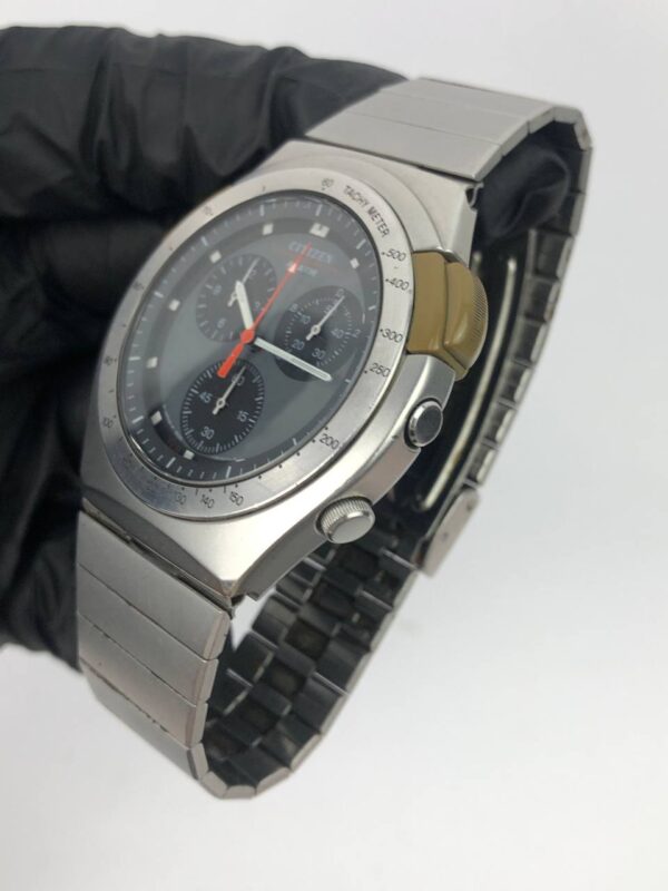 CITIZEN ALARM CHRONOGRAPH PANDA ALL ORIGINAL - Gambar 3
