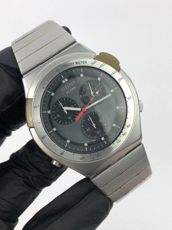CITIZEN ALARM CHRONOGRAPH PANDA ALL ORIGINAL - Gambar 4