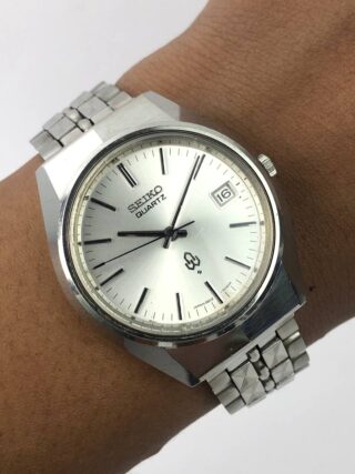 SEIKO QUARTZ DATE MULTIGONAL CASE