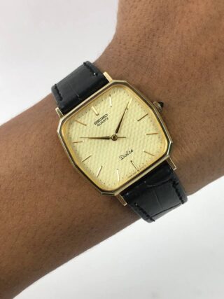 SEIKO DOLCE OCTAGON TEXTURED DIAL