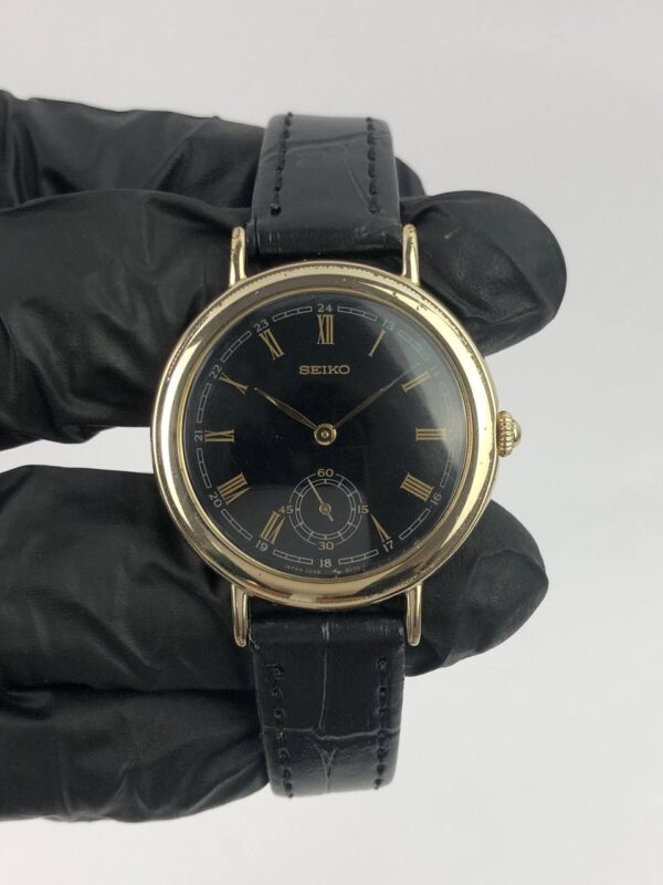 SEIKO MIDSIZE SUBSECOND BLACK DIAL - Gambar 3