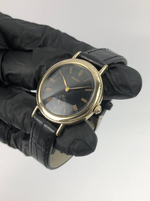 SEIKO MIDSIZE SUBSECOND BLACK DIAL - Gambar 2