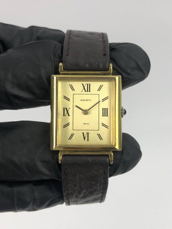 NINA RICCI TUXEDO ROMAN DIAL SQUARE - Gambar 2