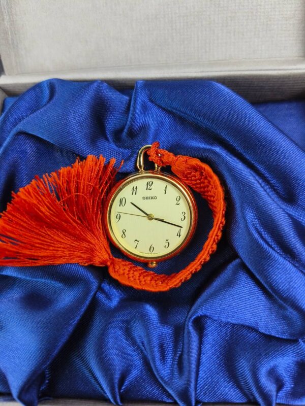 NOS POCKET WATCH SEIKO FULLSET - Gambar 3