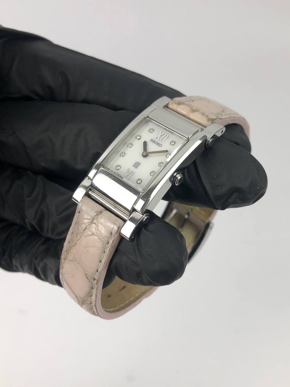 SEIKO LADY RECTANGULAR DIAMONDS ALL ORI - Gambar 3