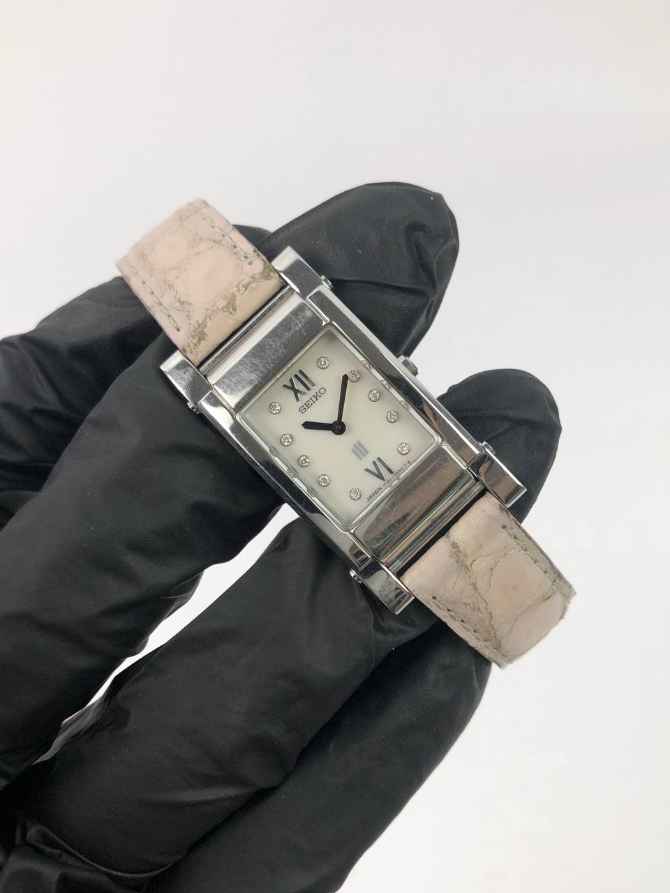 SEIKO LADY RECTANGULAR DIAMONDS ALL ORI - Gambar 4