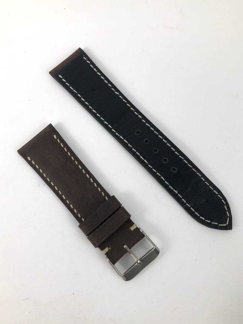 STRAP JAM TANGAN KULIT ASLI 22 mm - Gambar 2