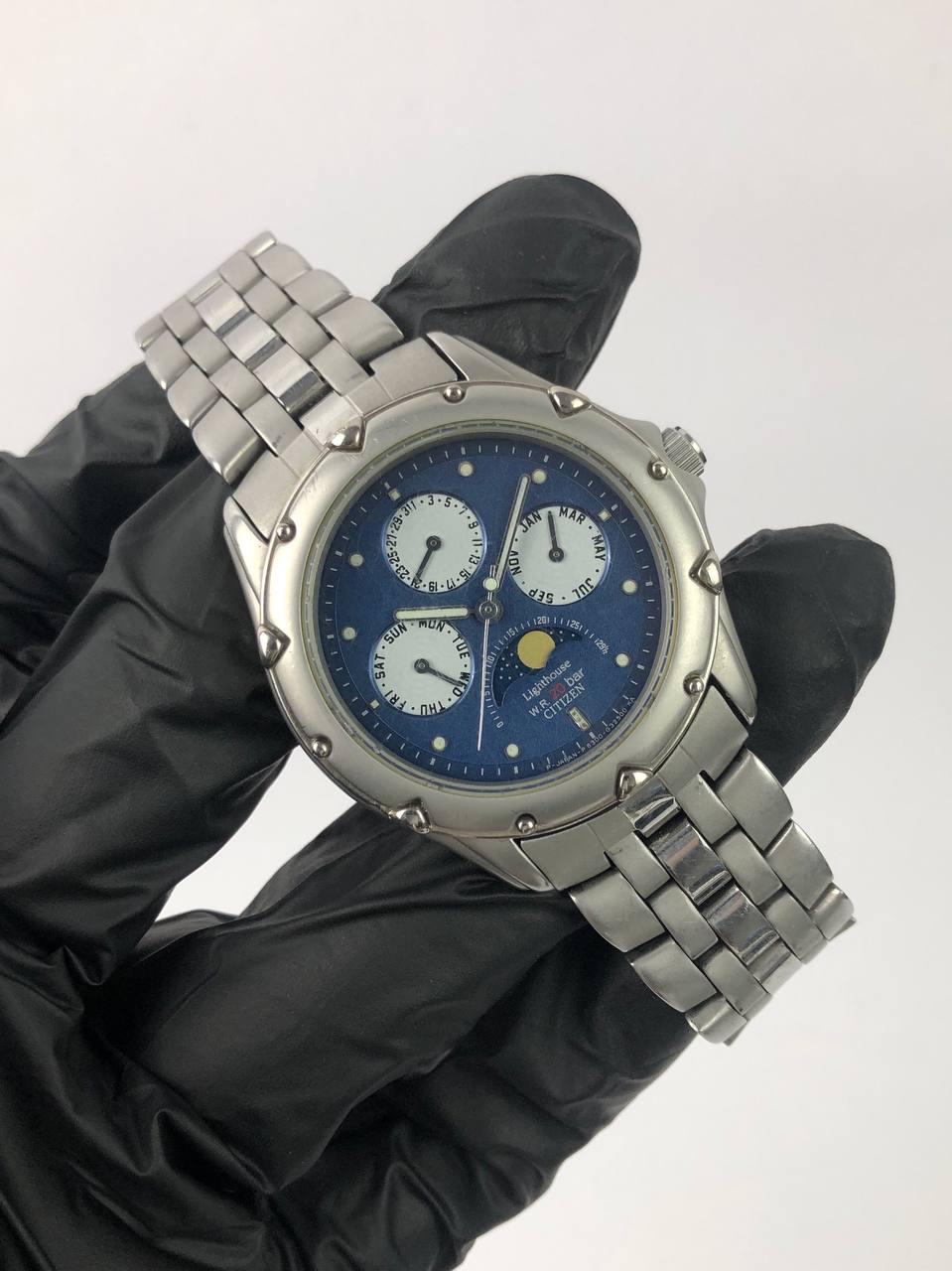 CITIZEN LIGHT HOUSE MOONPHASE - Gambar 4