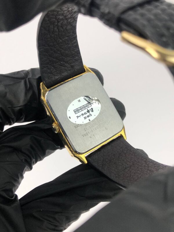 SEIKO SPIRIT TANK WITH CROCO STRAP - Gambar 7