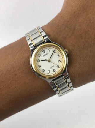 SEIKO LADY TWOTONE CASE ALL ORI