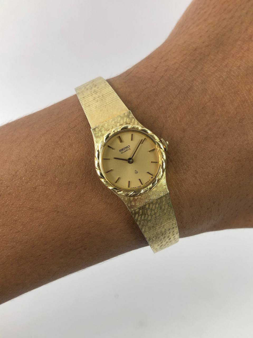 SEIKO QUARTZ LADY GOLD ALL ORI