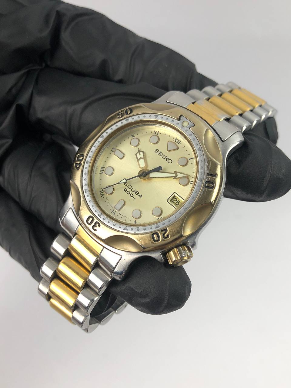 SEIKO DIVER SCUBA 200M MANSIZE ALL ORIGINAL - Gambar 2