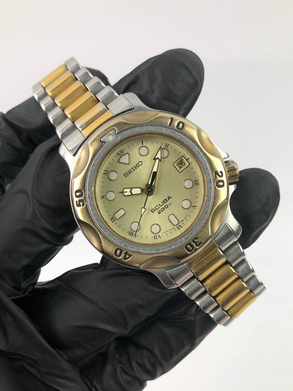 SEIKO DIVER SCUBA 200M MANSIZE ALL ORIGINAL - Gambar 4