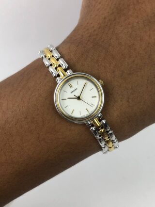 SEIKO BANGLE RANTAI TWOTONE QUARTZ
