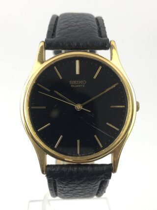 SEIKO ANALOG UNISEX BLACK DIAL